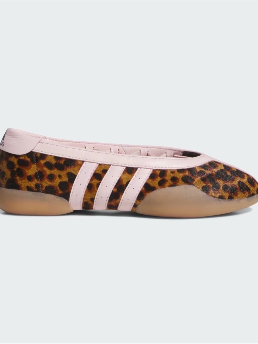NWT adidas Lace Up Ballet Flat Leopard